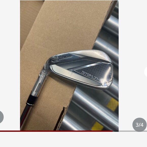 TaylorMade Golf Club Stealth 5-PW, AW Iron Stiff Graphite *Single* LEFT HANDED - Picture 5 of 6